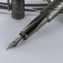 Stylo Plume Oberthur® Himalaya Gun Noir