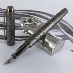 Stylo Plume Oberthur® Himalaya Gun Noir
