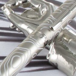 Stylo Bille Oberthur® Himalaya Nickel blanc