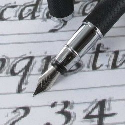 Stylo Plume Hugo Boss® Formation Herringbone Chrome