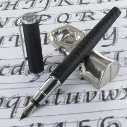 Stylo Plume Hugo Boss® Formation Herringbone Chrome