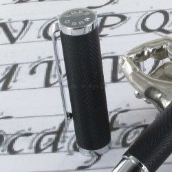 Stylo Roller Hugo Boss® Formation Herringbone Chrome