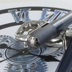 Parure Stylos Roller & Bille Hugo Boss® Gear MINIMAL Navy