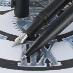 Stylo Plume Hugo Boss® Gear MINIMAL Noir & Bleu
