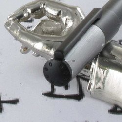 Stylo Roller Hugo Boss® Gear MINIMAL Noir & Chrome