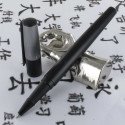 Stylo Roller Hugo Boss® Gear MINIMAL Noir & Chrome