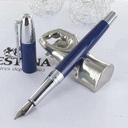 Stylo Plume Moyenne Festina® Classicals Chrome Bleu
