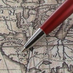 Stylo Bille parker® Sonnet Essentiel Rouge Chromé