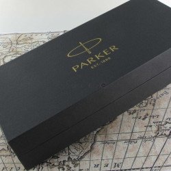 Stylo Bille parker® Sonnet Essentiel Rouge Chromé