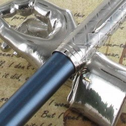 Stylo Plume Moyenne PARKER® SONNET Bleu & Métal