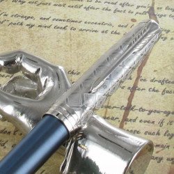 Stylo Plume Moyenne PARKER® SONNET Bleu & Métal
