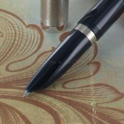 Stylo Plume Fine PARKER® 51 Bleu Turquoise Chromé