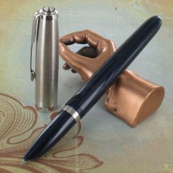Stylo Plume Fine PARKER® 51 Bleu Turquoise Chromé