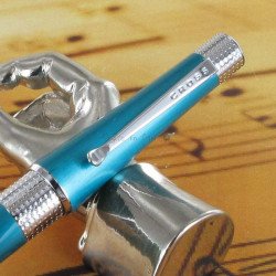 Stylo Roller Cross® "Beverly" Turquoise Translucide