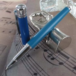 Stylo Roller Oberthur® "Blossom" Bleu