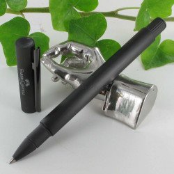 Stylo Roller Faber Castell® "NEO" Aluminium Noir