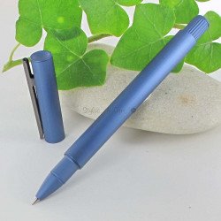 Stylo Roller Faber Castell® "NEO" Aluminium Bleu