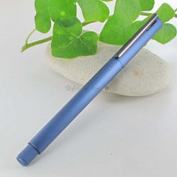 Stylo Plume Moyenne Faber Castell® "NEO" Aluminium Bleu Mat