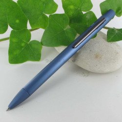 Stylo Bille Faber Castell® "NEO" Aluminium Bleu