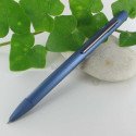 Stylo Bille Faber Castell® "NEO" Aluminium Bleu