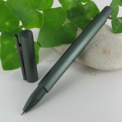 Stylo Roller Faber Castell® "NEO" Aluminium Vert