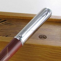 Coffret Stylo Bille Oberthur® "Canopée" Bois de Rose