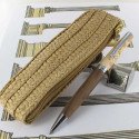Stylo Bille Oberthur® "Olympe" Bois de Noyer + Etui trousse offert