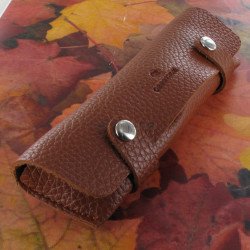 Stylo Plume Oberthur® "Quito" Bois d'Acajou + Etui trousse offert