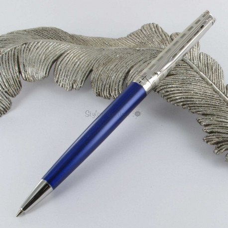Stylo Bille WATERMAN® Hémisphère Deluxe Bleu Nuit Stylo Bille WATERMAN® Hémisphère Deluxe Bleu Nuit