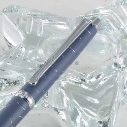 Coffret Stylo Roller Oberthur® "Palazzo" Denim + 2 recharges rollers offertes