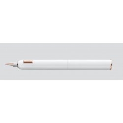 Stylo Plume Fine LAMY® DIALOG CC Laque Blanche + Etui cuir offert