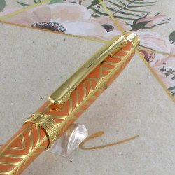 Stylo Bille Enzo Varini® "Taormina" Mandarine doré