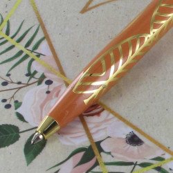 Stylo Bille Enzo Varini® "Taormina" Mandarine doré