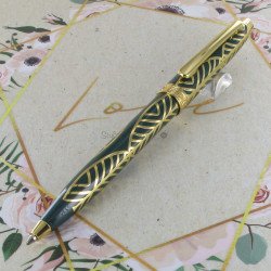 Stylo Bille Enzo Varini® "Taormina" Sapin doré