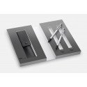 Parure de Stylos (Bille & Portemine 0,7 mm) LAMY® Logo Mat + Etui Cuir Offert