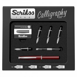 Set de Calligraphie Scrikss® Vintage Rouge
