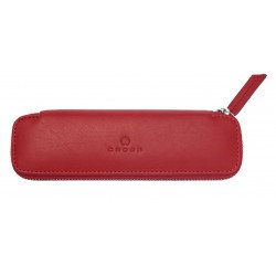 Etui Trousse Cuir Cross® Rouge 1 ou 2 Stylos