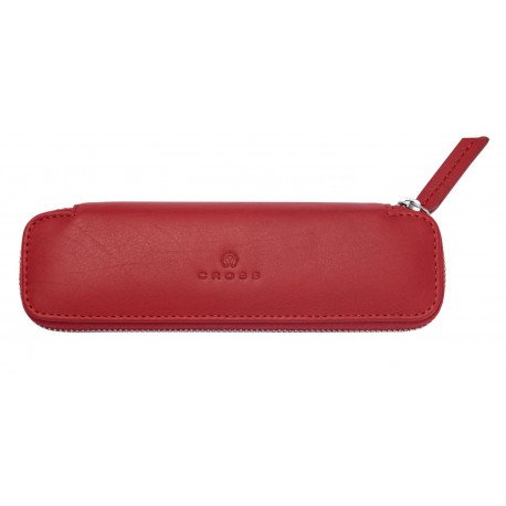 Etui Trousse Cuir Cross® Rouge 1 ou 2 Stylos Etui Trousse Cuir Cross® Rouge 1 ou 2 Stylos