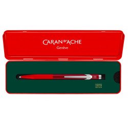 Stylo Bille Caran d'Ache® 849 Wonder Forest Rouge (édition limitée)