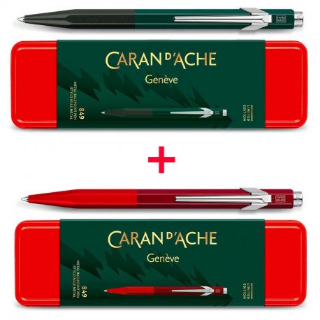 Stylo Bille Caran d'Ache® 849 Wonder Forest Rouge (édition limitée) Stylo Bille Caran d'Ache® 849 Wonder Forest Rouge (édition limitée)