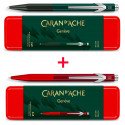 Stylo Bille Caran d'Ache® 849 Wonder Forest Rouge (édition limitée)
