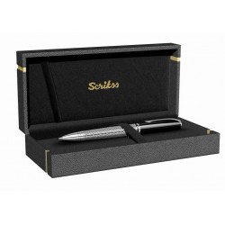 Stylo Portemine 0,7mm Scrikss® Pera Chrome & Noir