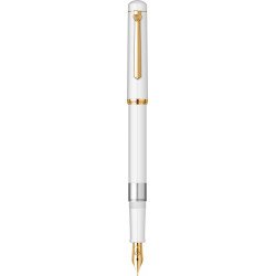 Stylo Plume Moyenne à pompe Scrikss® 419 Blanc