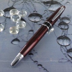 Stylo Roller Scrikss® Havana Burgundy