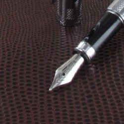 Parure Stylos Plume & Bille Scrikss® Vénus Chrome Pointe Diamant