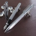Parure Stylos Plume & Bille Scrikss® Vénus Chrome Pointe Diamant