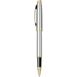 Stylo Roller Scrikss® Oscar Chromé Or 23 cts