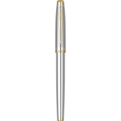 Stylo Roller Scrikss® Oscar Chromé Or 23 cts