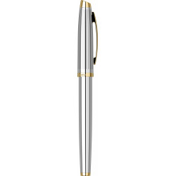 Stylo Roller Scrikss® Oscar Chromé Or 23 cts