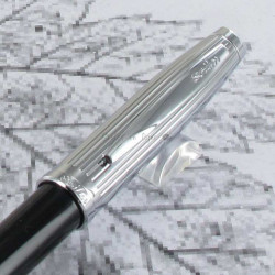 Stylo Bille Scrikss® Oscar Noir Chrome